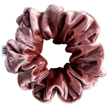 Scrunchie Rose Gold Velvet: Rose Gold